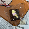 【チョコアイスケーキ型　スクイーズ】 注意事項を必ずお読みください