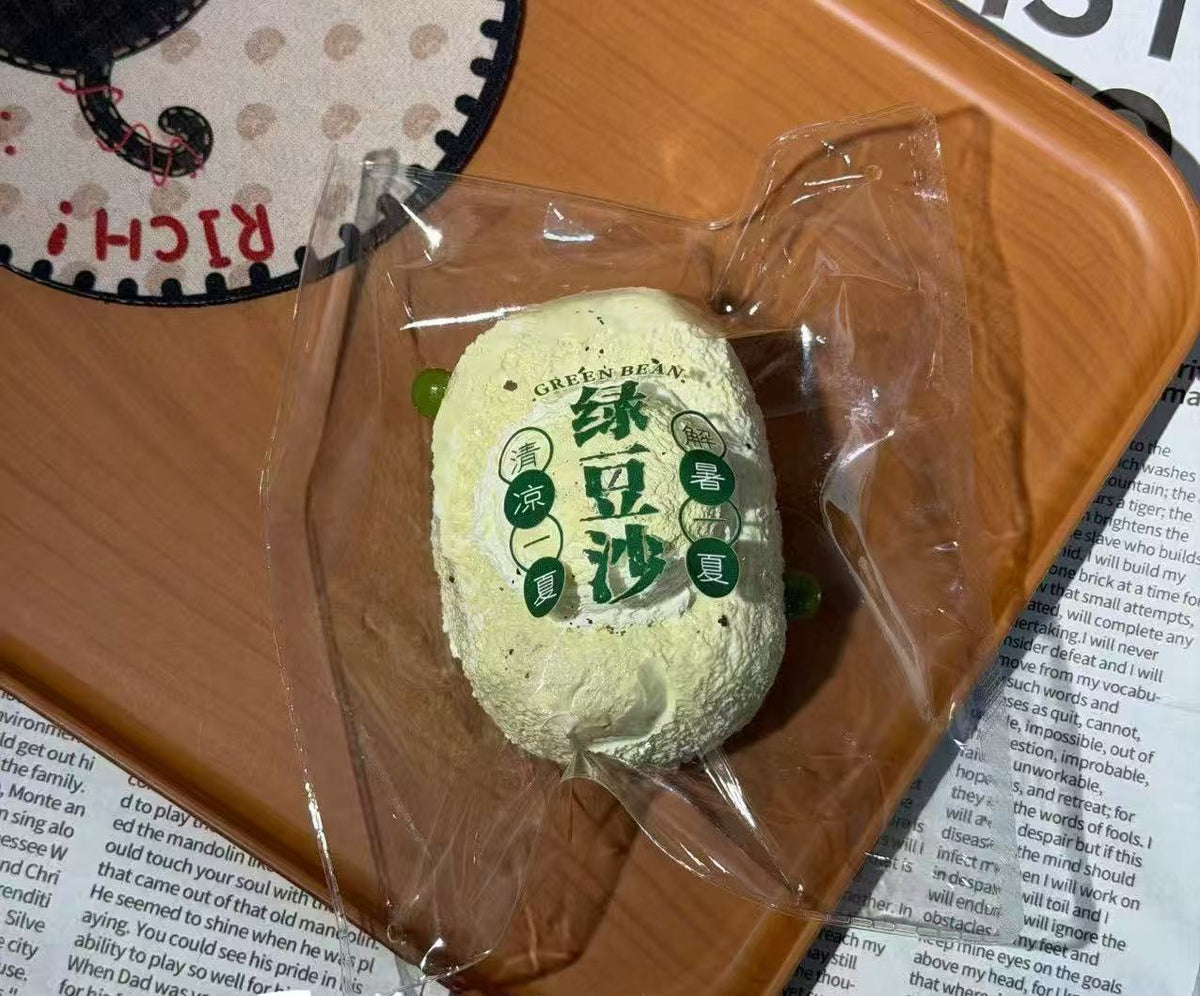 【抹茶アイスせんべい型　スクイーズ】 注意事項を必ずお読みください